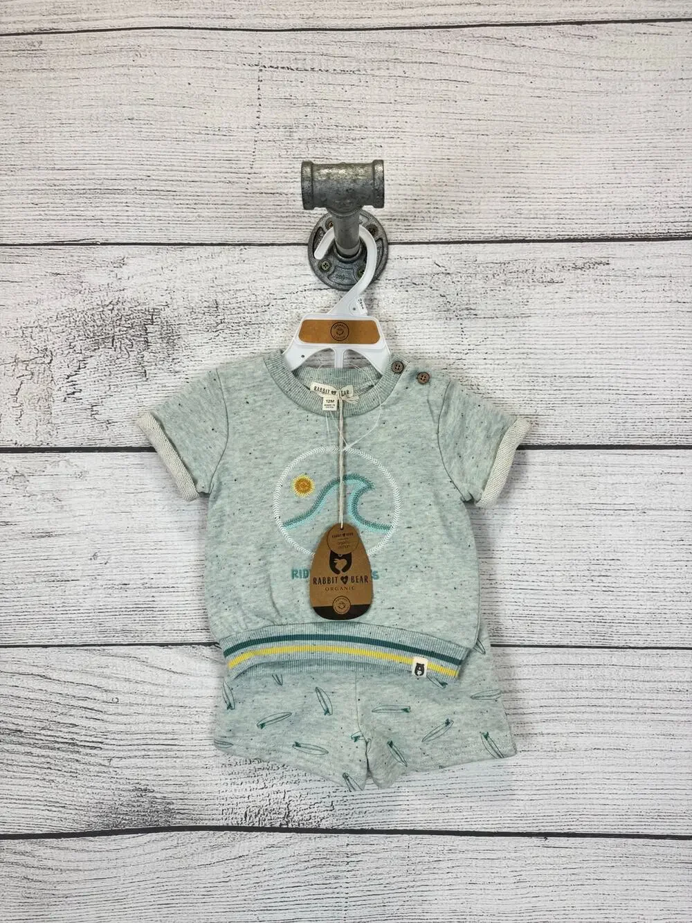 Rabbit Bear Baby Boys Blue 